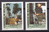 Bolivia 1988 flora copaci MI 1086-1087 MNH, Nestampilat