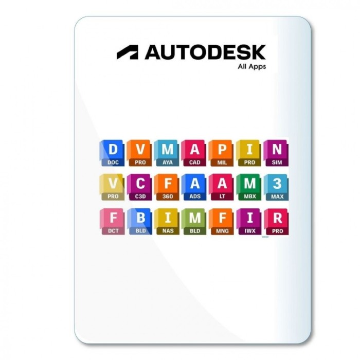 Autodesk intreaga colectie 2018-2025. Licenta Binding, asociere cont, val. 1 an