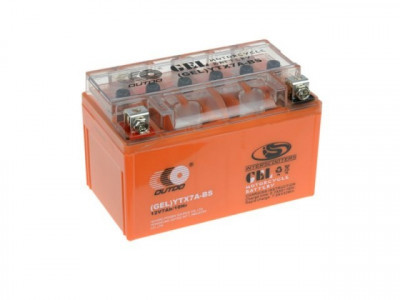 Baterie gel Scuter, Atv 7ah 12V (portocalie) foto