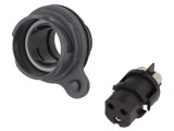 Conector circular soclu mamă 3 pini 25A 600V BULGIN Buccaneer PXP7012/03S/ST