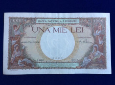 Bancnote Romania - 1000 lei 1938 - seria S.0658 0044 (starea care se vede) foto