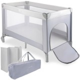 Patut pliabil pentru copii, de calatorie, saltea de calatorie, Bag 2in1 LUNO Malplay, 113163
