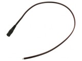 Cablu DC 5,5/2,1 Negru 0,5m, WEST POL