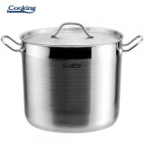 Oala Inox Heinner Maestro 13.5L, 28cm, cu Capac, Baza Capsulata 5 Straturi, Inductie