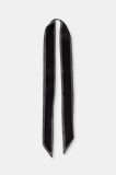 Answear Lab o esarfa cu matase culoarea negru, modelator