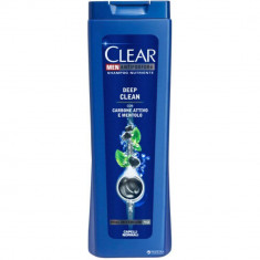 Sampon CLEAR Men Deep Clean, 400 ml, cu Menta, Sampon Extract de Menta, Sampoane cu Menta, Sampon pentru Barbati, Produse de Ingrijire a Parului, Prod