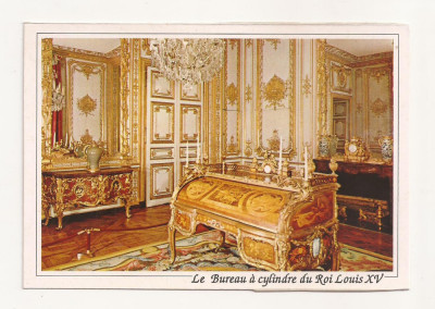 FA21-Carte Postala- FRANTA - Versailles, Le bureau du Roi Louis XV, necirculata foto