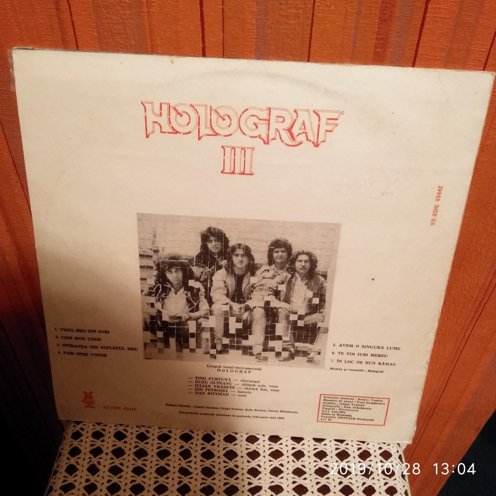 Y- HOLOGRAF III DISC VINIL LP | Okazii.ro