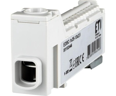 Bloc distributie EDBC-1x25-13x2,5 63A gri Eti foto
