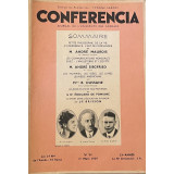 CONFERENCIA , JOURNAL DE &#039;UNIVERSITE DES ANNALES (20 de numere) anul 1939
