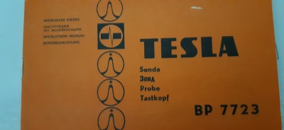 Manual de instructiuni tester Tesla BP 7723 foto