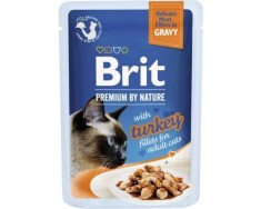 Plicule? BRIT Premium Cat Delicate Fillets in Gravy with Turkey 85 g foto