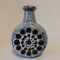 Vaza ceramica vintage VEB STREHLA Germania, anii 60, Mid Century Modern design