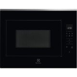 Cuptor cu microunde incorporabil Electrolux KMFD264TEX, 25 l, 900 W, grill, timer, program favorite, negru/inox