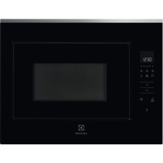 Cuptor cu microunde incorporabil Electrolux KMFD264TEX, 25 l, 900 W, grill, timer, program favorite, negru/inox