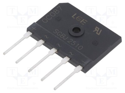 Punte redresoare trifazat 1kV 25A LUGUANG ELECTRONIC foto