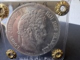 Monedă 5 Francs 1839 B &ndash; Louis Philippe I &ndash; Franța &ndash; Argint, Europa