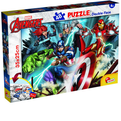 Puzzle de colorat - Avengers (48 de piese) foto