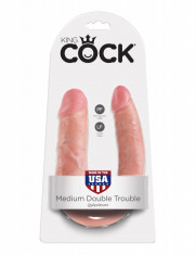 Dildo dublu King Cock foto