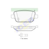 Set placute frana Punte spate Ford Galaxy 202015, Kuga I 202013, Mondeo 4 202015, S-Max; 202015; Land Rover Freelander 2 202015; Volvo S80 2 202016,