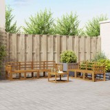vidaXL Set de canapele de exterior 8 pcs natural Lemn Solid de Acacia 3366107