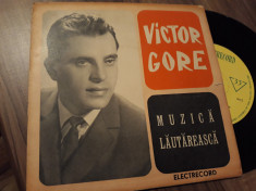 VINIL MUZICA LAUTAREASCA VOCE-VICTOR GORE/TARAF AUREL GORE EDC 941 DISC STARE EX foto