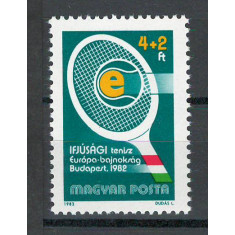 Ungaria 1982 Mi 3537 - Pentru tineret: CE de tenis pentru juniori