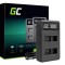 &Icirc;ncărcător de baterii Green Cell AHBBP-501 pentru GoPro AHDBT-501 HD Hero6, HD Hero5