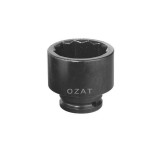 Cap cheie tubulara de impact, cu profil hexagonal interior, scurt, Ozat 1228, 6 x 3/4 inch