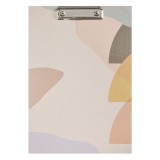 Clipboard Carton, Model Abstract, Multicolor, Dimensiune A4, Clips Metalic