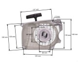 Demaror drujba compatibil Stihl MS 362 MS 362C