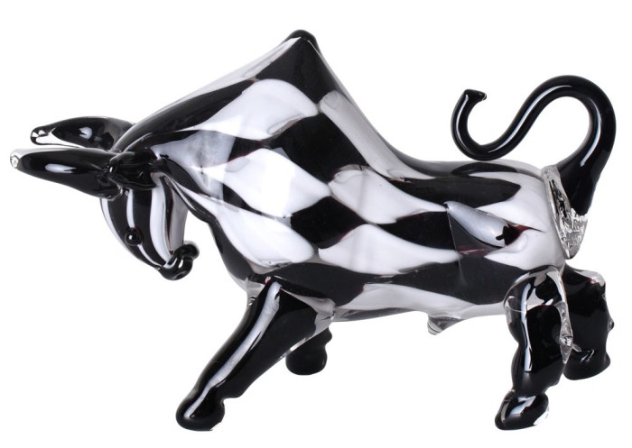 Taur-figurina din sticla Murano LUP159