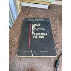 Studii de didactica si psihologia invatarii