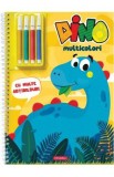 Dino multicolori cu multe abtibilduri, Autor Anonim