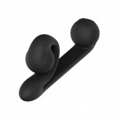 Snail Vibe - Vibrator de lux cu stimulare clitoridiană negru