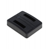 OTB Incarcator USB dublu compatibil cu Canon NB-6L negru