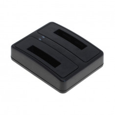 OTB Incarcator USB dublu compatibil cu Canon NB-6L negru
