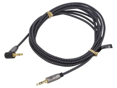 Cablu Audio Jack 3.5mm 3pin Unghi 5m foto