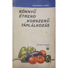 Konnyu Etrend Korszeru Taplalkozas - Mauthner Klara