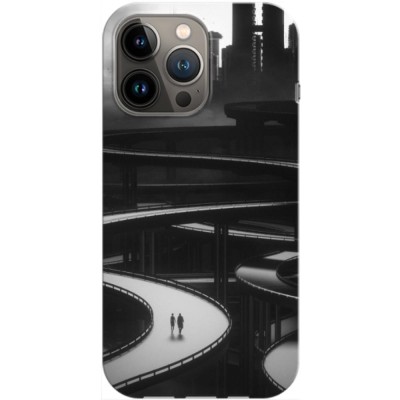 Husa compatibila cu Apple iPhone 13 Pro Max model Grey Future, Silicon, TPU, Viceversa foto