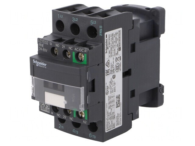 Contactor 3P 32A 690V cu Contacte Auxiliare