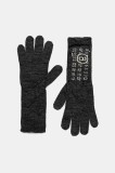 MM6 Maison Margiela mănuși de l&acirc;nă culoarea gri, S52TS0043.M13135.855