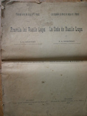 Parerile D-lor N. Iorga Si I. Peretz Despre Pravila Lui Vasil - S. G. Longinescu ,308315 foto