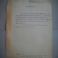HOPCT DOCUMENT VECHI 360 MINISTERUL INDUSTRIEI COMERT EXTERIOR /BUCURESTI 1936