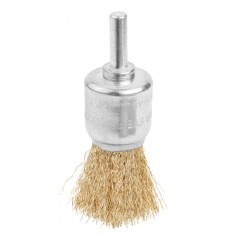 Perie cu coada cu capat din sarma 24 mm, Industrial, Tolsen