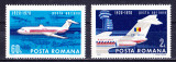 TSV$ - 1970 LP 722 50 ANI DE AVIATIE CIVILA IN ROMANIA MNH/** LUX, Nestampilat