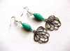 Cercei agate verzi 44682, Cercei fashion
