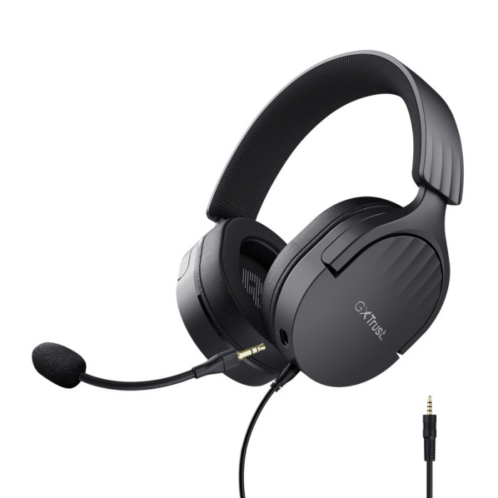 Casti gaming TrustGXT 490P Fayzo cu fir, interfata USB 2.0,