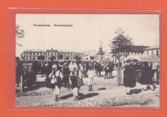 AMS @ - VEDERE/ ILUSTRATA CZERNOWITZ, CERNAUTI, BUCOVINA, AUSTRIAPLATZ, CIRCULATA, 1918