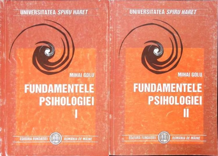 FUNDAMENTELE PSIHOLOGIEI VOL.1-2-MIHAI GOLU-268572